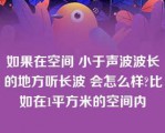 如果在空间 小于声波波长的地方听长波 会怎么样?比如在1平方米的空间内