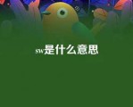 sw是什么意思