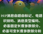 ISUP消息由路由标记、电路识别码、消息类型编码、必备固定长度参数部分，必备可变长度参数部分和任选参数部分组成其中，（）用来识别与该消息有关的呼叫所使用的电路