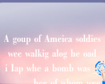 A goup of Ameica soldies wee walkig alog he oad i Iap whe a bomb was _____, hee of whom wee killed.