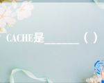 CACHE是______（）