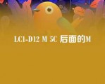 LC1-D12 M 5C 后面的M