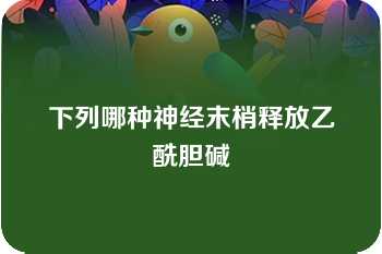 下列哪种神经末梢释放乙酰胆碱